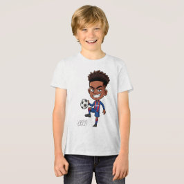 Lamine Yamal - Barças aufstrebender Star Cartoon T Tri-Blend Shirt
