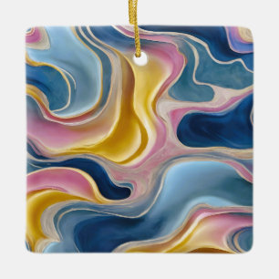 Laminiertes Tischset Keramikornament