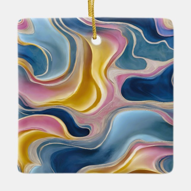 Laminiertes Tischset Keramikornament (Vorderseite)