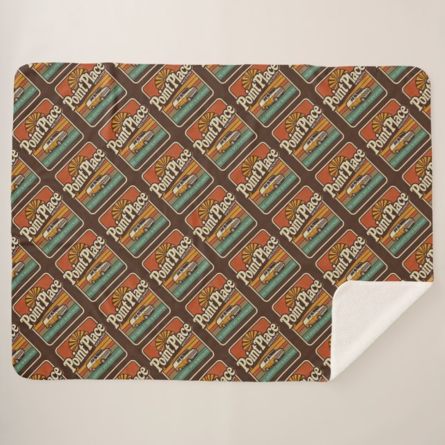 Laminiertes Tischset Sherpadecke (Vorderseite (Horizontal))