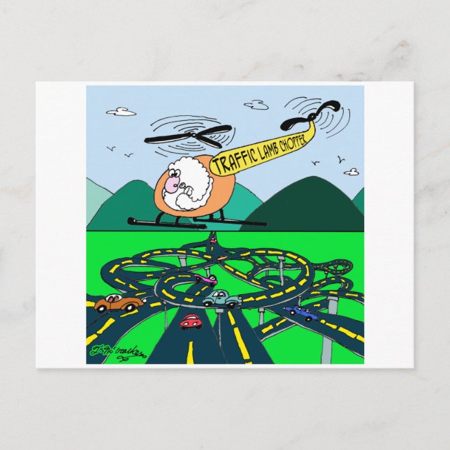 Lamm-Chopper. Postkarte (Vorderseite)