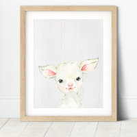 Lamm Farm Kinderzimmer Art Print