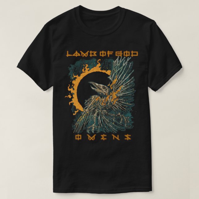 Lamm Gottes â€"Omens Back Cover T - Shirt (Design vorne)