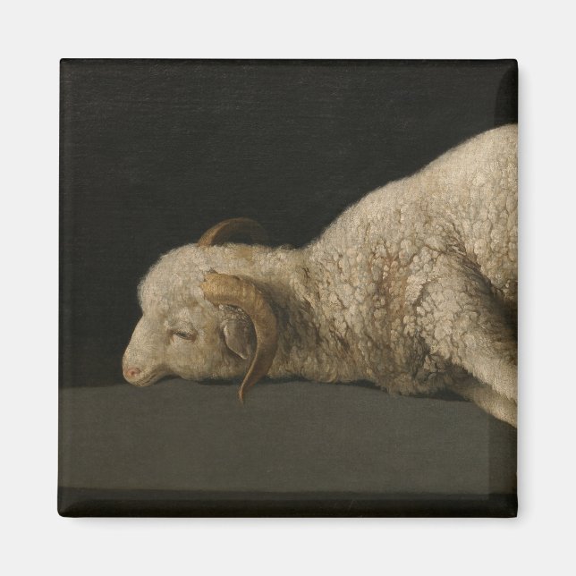 Lamm Gottes (Agnus Dei) (Opfertier) Magnet (Vorne)