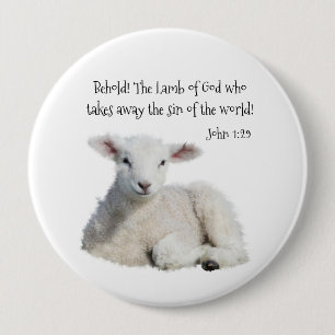 Lamm Gottes Button