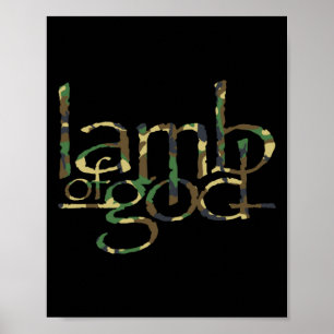 Lamm Gottes Memorial Day Tarnung Lamm Gottes mich Poster