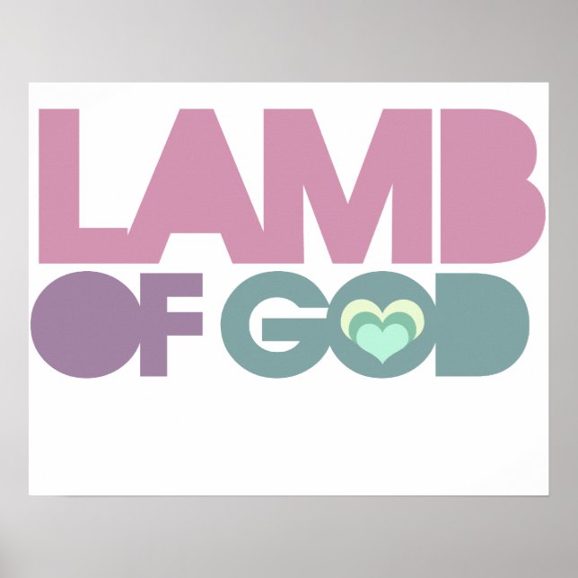 Lamm Gottes Poster (Vorne)