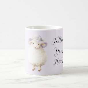Lamm-Lavendel-Hut Kaffeetasse