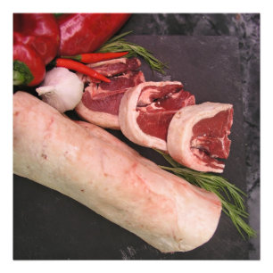 Lamm mit Chili Fotodruck