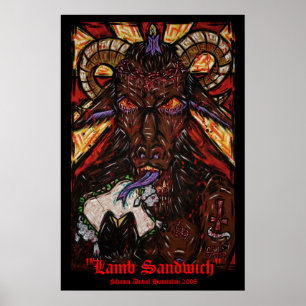 ‚Lamm Sandwich‘ Poster