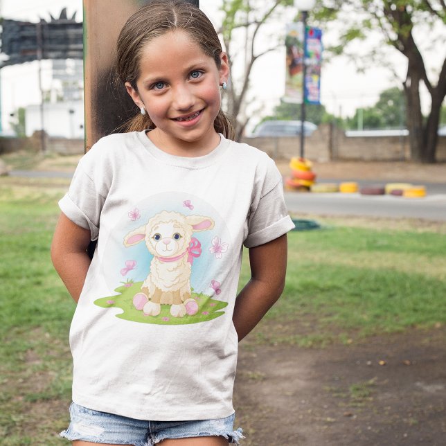 Lamm und Schmetterlinge T - Shirt (Von Creator hochgeladen)