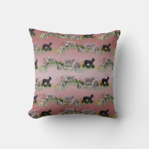 Lamm-Wiesenkraut (Dusty Pink Mix) Kissen