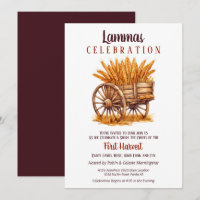 Lammas Fall Equinox Harvest Weizen Retro
