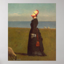 Lämmer, Nantucket - Eastman Johnson Fine Art Poste