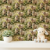 Lämmer und Daisies-Kinderzimmer