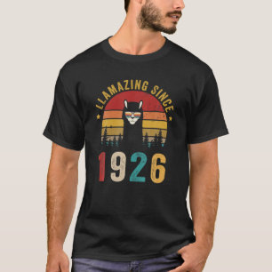 Lamming Seit 1926 Llama mit Sonnenbrille Funn T-Shirt
