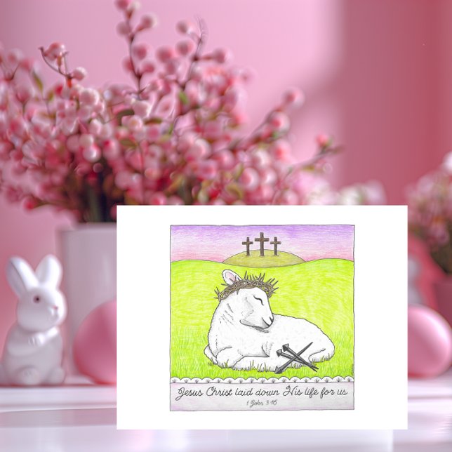 Lammkrone Thorns Inspirationspokarte Postkarte (Von Creator hochgeladen)