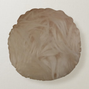 Lammwolle, Rundkissen Rundes Kissen