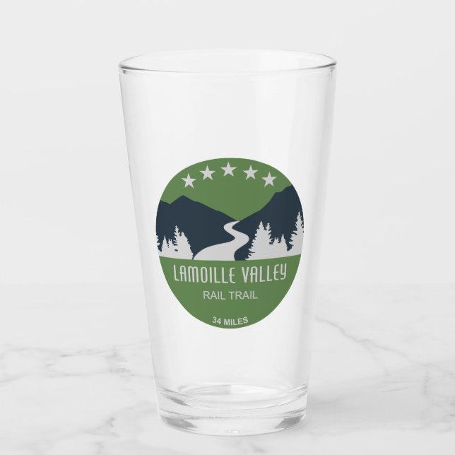 Lamoille Valley Rail Trail Vermont Glas (Vorderseite)