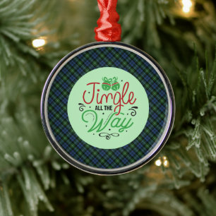 Lamont Ancient Schottischer Tartan Weihnachten Ornament Aus Metall