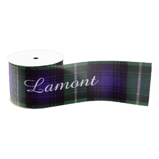 Lamont Clan karierter schottischer Tartan Ripsband