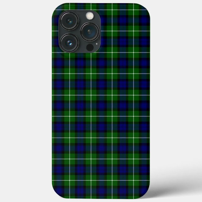 Lamont tartan blue kariert Case-Mate iPhone hülle (Rückseite)