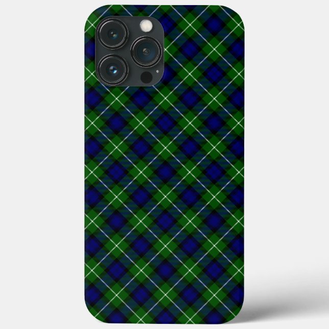 Lamont tartan blue kariert Case-Mate iPhone hülle (Rückseite)