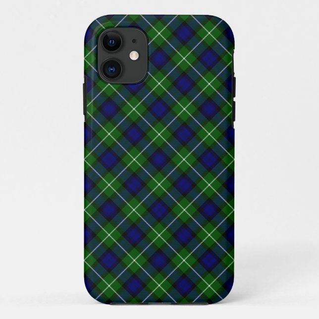 Lamont tartan blue kariert Case-Mate iPhone hülle (Rückseite)