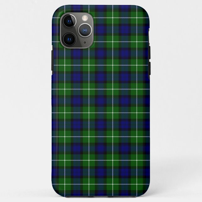 Lamont tartan blue kariert Case-Mate iPhone hülle (Rückseite)