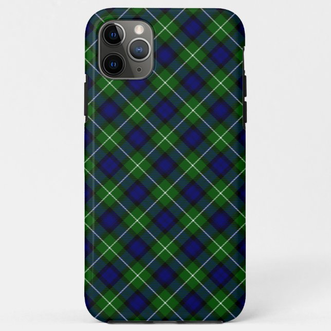 Lamont tartan blue kariert Case-Mate iPhone hülle (Rückseite)