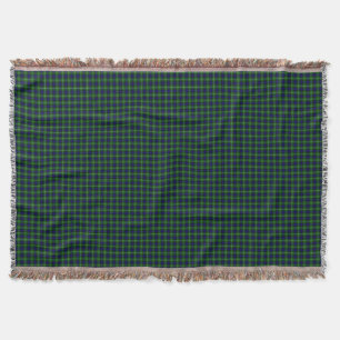 Lamont tartan blue kariert decke