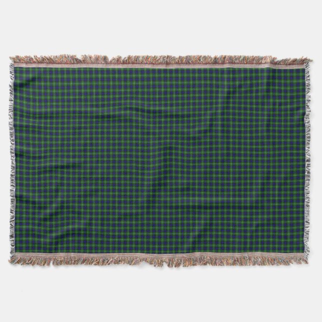 Lamont tartan blue kariert decke (Vorderseite)