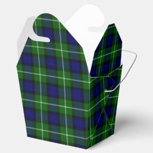 Lamont tartan blue kariert geschenkschachtel