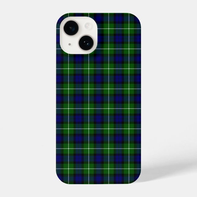 Lamont tartan blue kariert iPhone hülle (Rückseite)