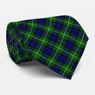 Lamont tartan blue kariert krawatte