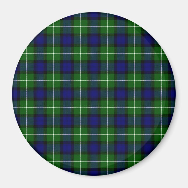 Lamont tartan blue kariert magnet (Vorne)