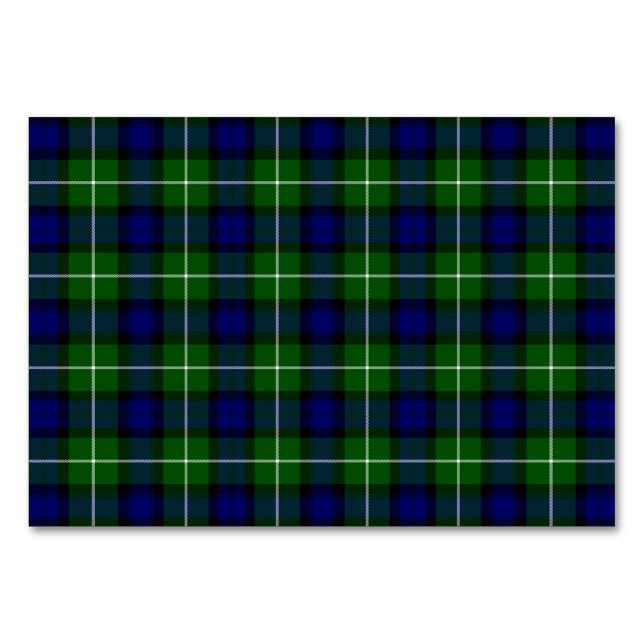 Lamont tartan blue kariert tischnummer (Vorderseite)
