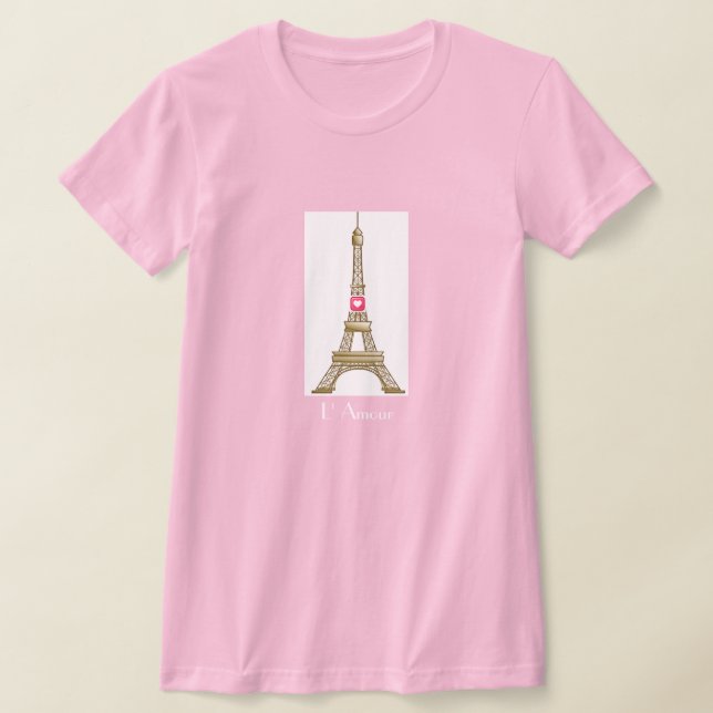 L'Amour Eiffel Tower T Shirt (Ablage )