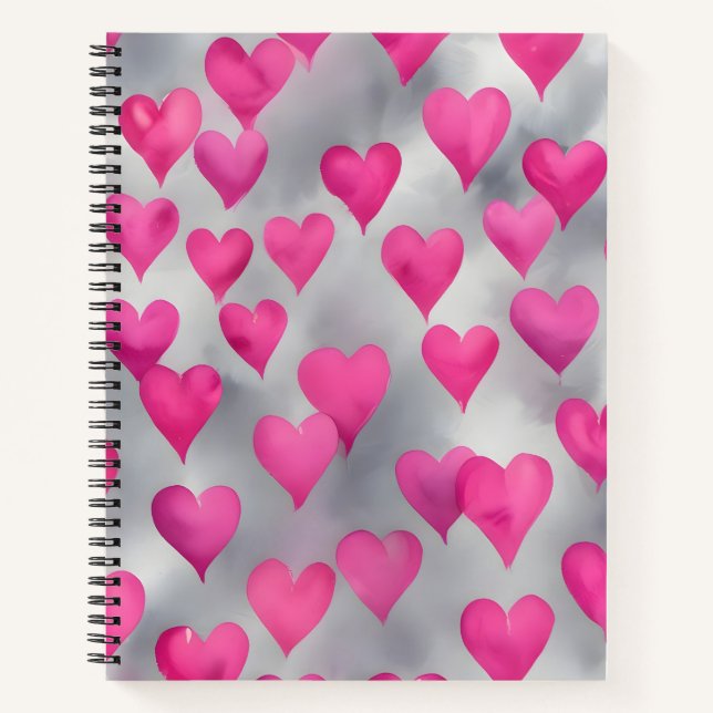 L'amour en rose et argent notizbuch (Vorderseite)