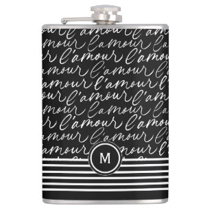 l'Amour Monogramm  Flachmann
