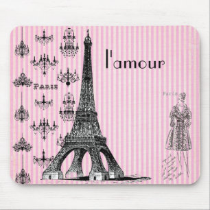 l'amour Paris-Mausunterlage, Liebe Mousepad