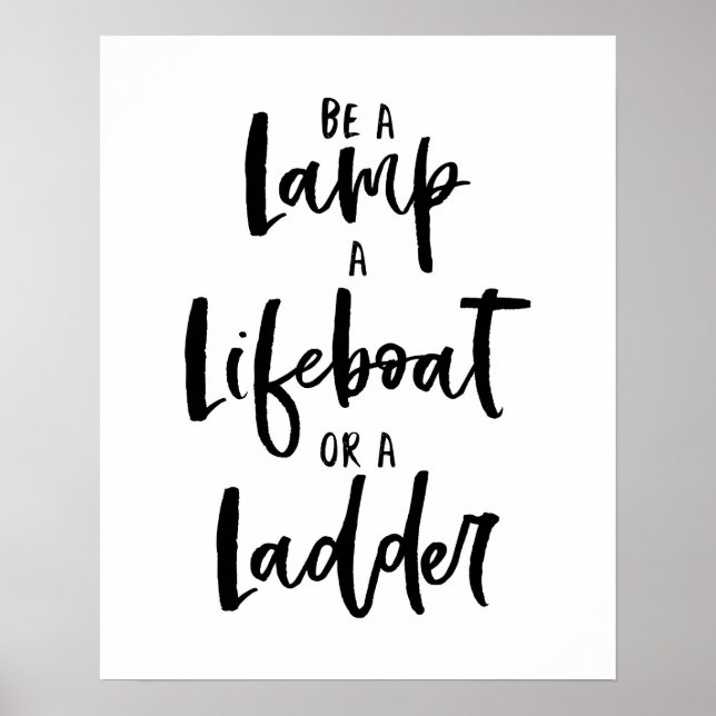 Lamp Lifeboat Ladenposter Poster (Vorne)