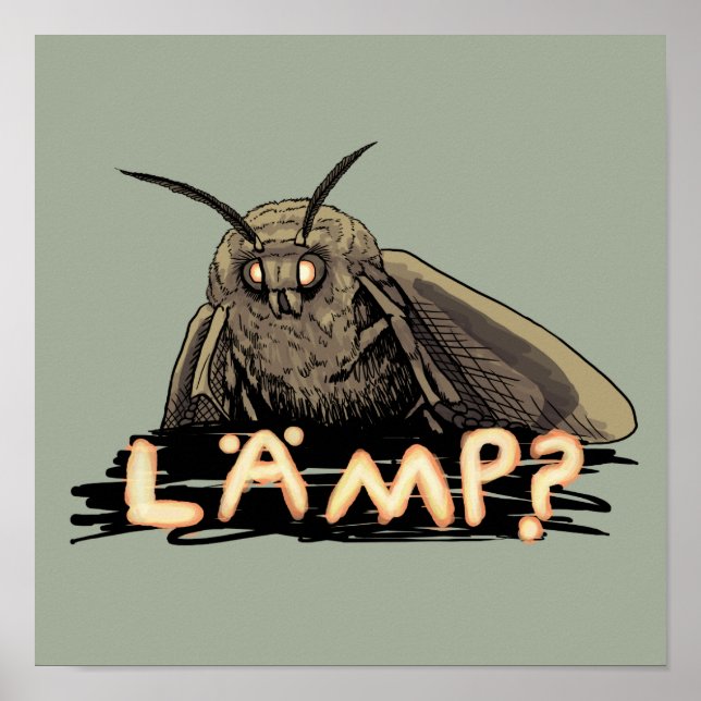 Lamp? Moth Meme Poster (Vorne)
