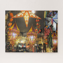 Lampe beleuchtet Puzzlespiel Puzzle