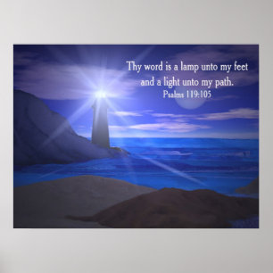 Lampe bis zum Druck meiner Füße Poster