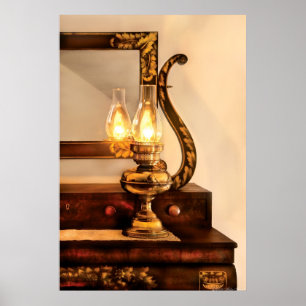 Lampe - Das Büro und die Laterne Poster