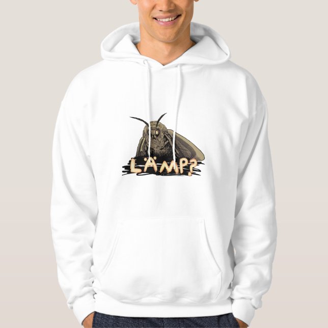 Lampe? Motte Meme Hoodie (Vorderseite)
