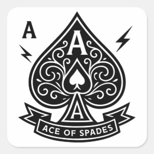 Lampe Quadratischer Aufkleber