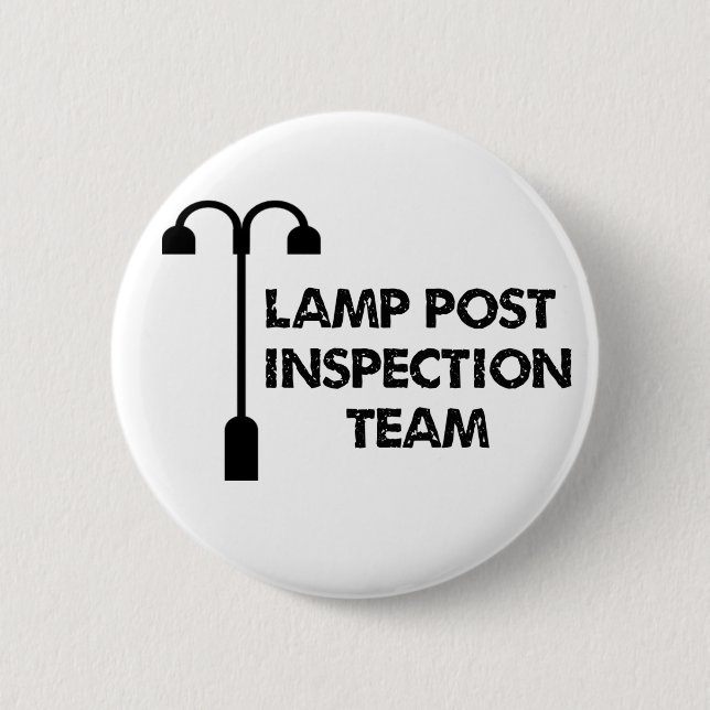 Lampen-Posten-Inspektionsteam Button (Vorderseite)