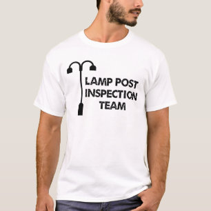 Lampen-Posten-Inspektionsteam T-Shirt